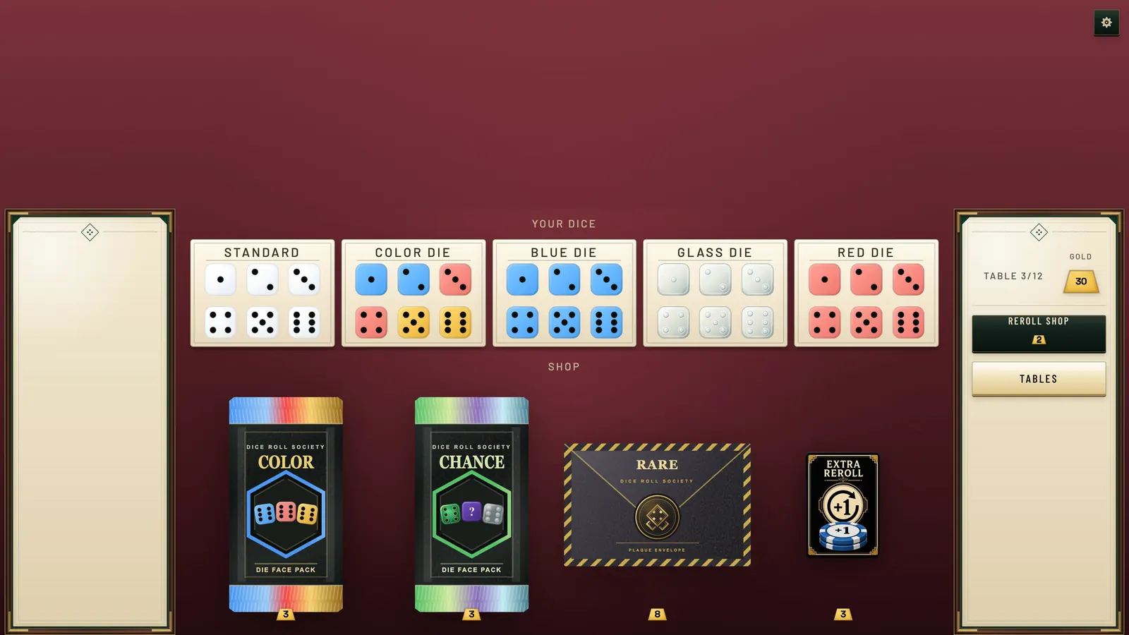 Магазин Dice Roll Society с гранями, Плашками и Трюками